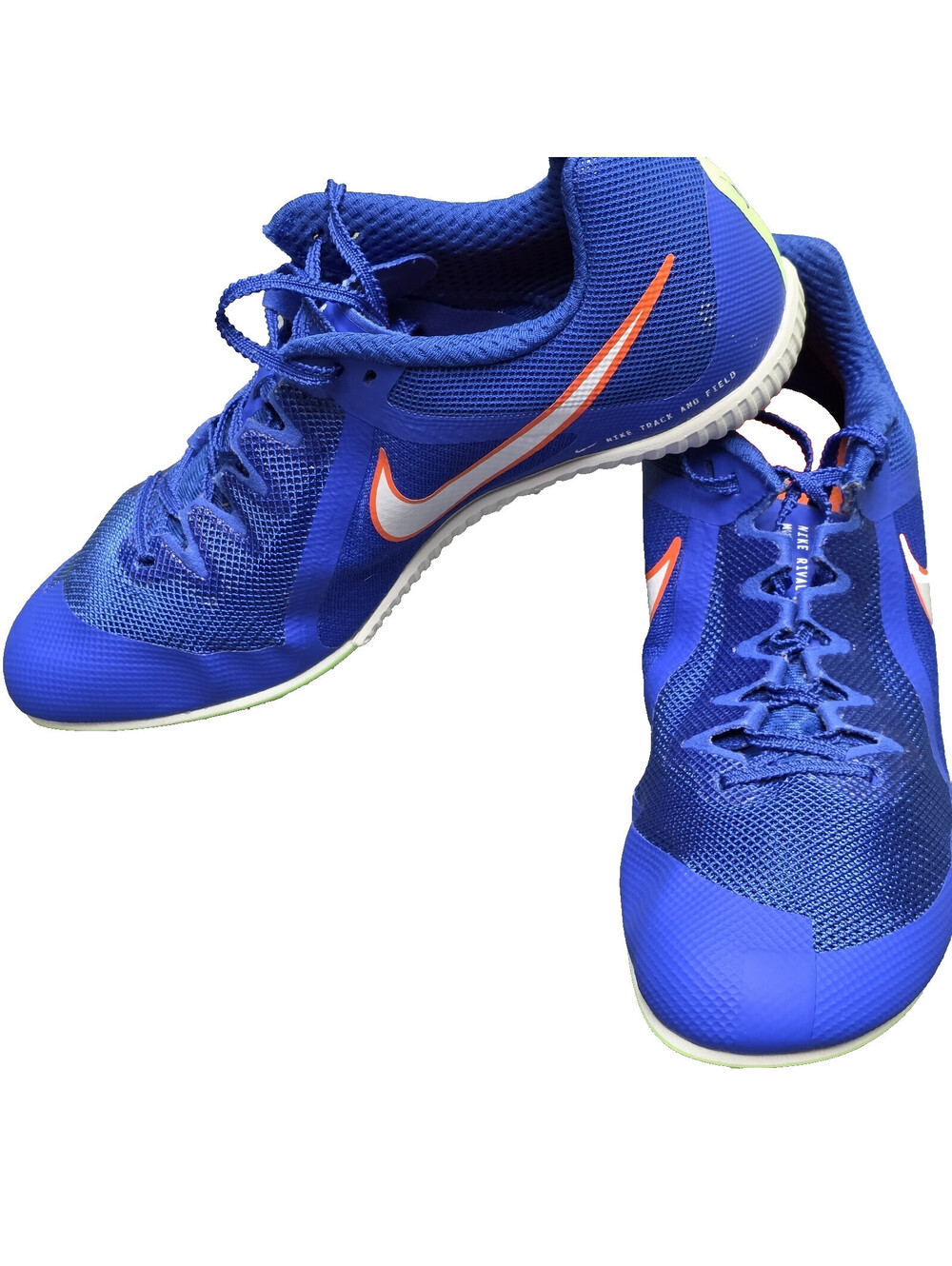 Nike Rival Multi Track & Field Spikes Blue w/ Replacement Spikes & Wrench